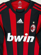 2008-09 AC Milan Home Shirt Ronaldinho #80 (LS)