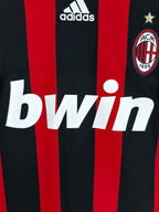 2008-09 AC Milan Home Shirt Ronaldinho #80 (LS)