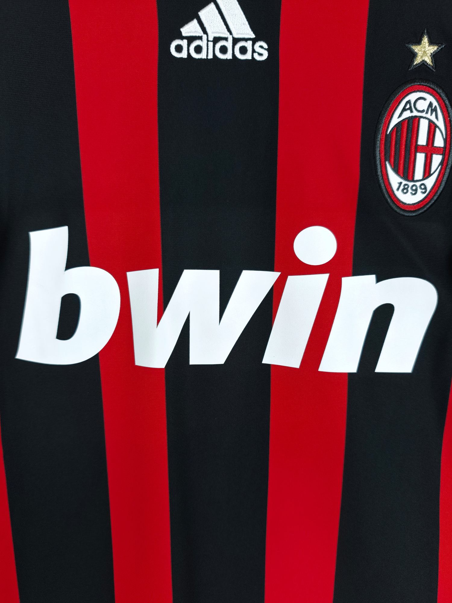 2008-09 AC Milan Home Shirt Ronaldinho #80 (LS)