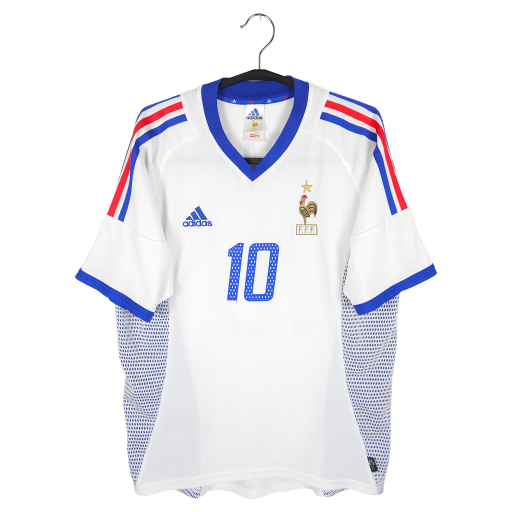 2002-04 France Away Shirt Zidane #10
