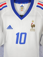 2002-04 France Away Shirt Zidane #10