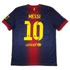 Barcelona Home Shirt 2012-13 – Messi #10 back view