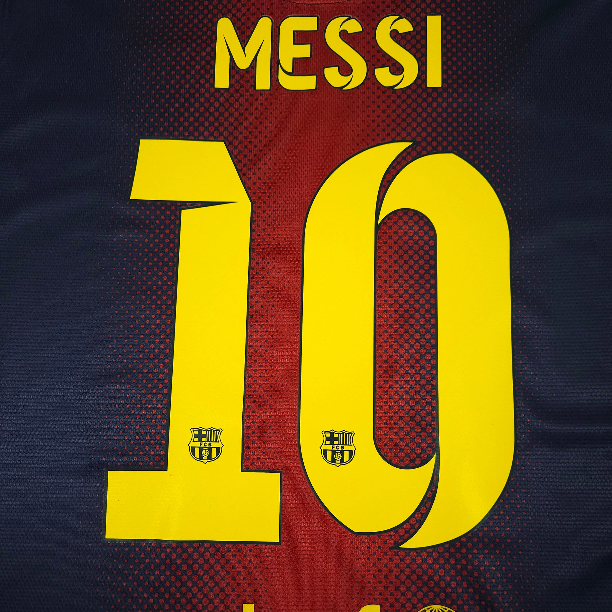 Barcelona Home Shirt 2012-13 – Messi #10 – L