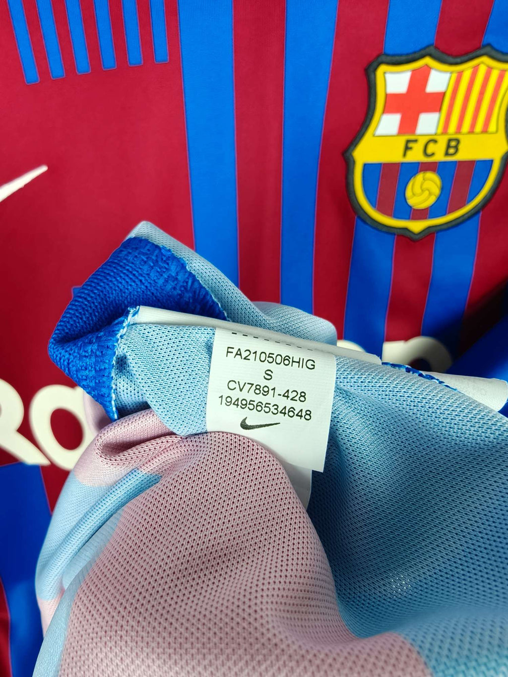 2021-22 Barcelona Home Shirt