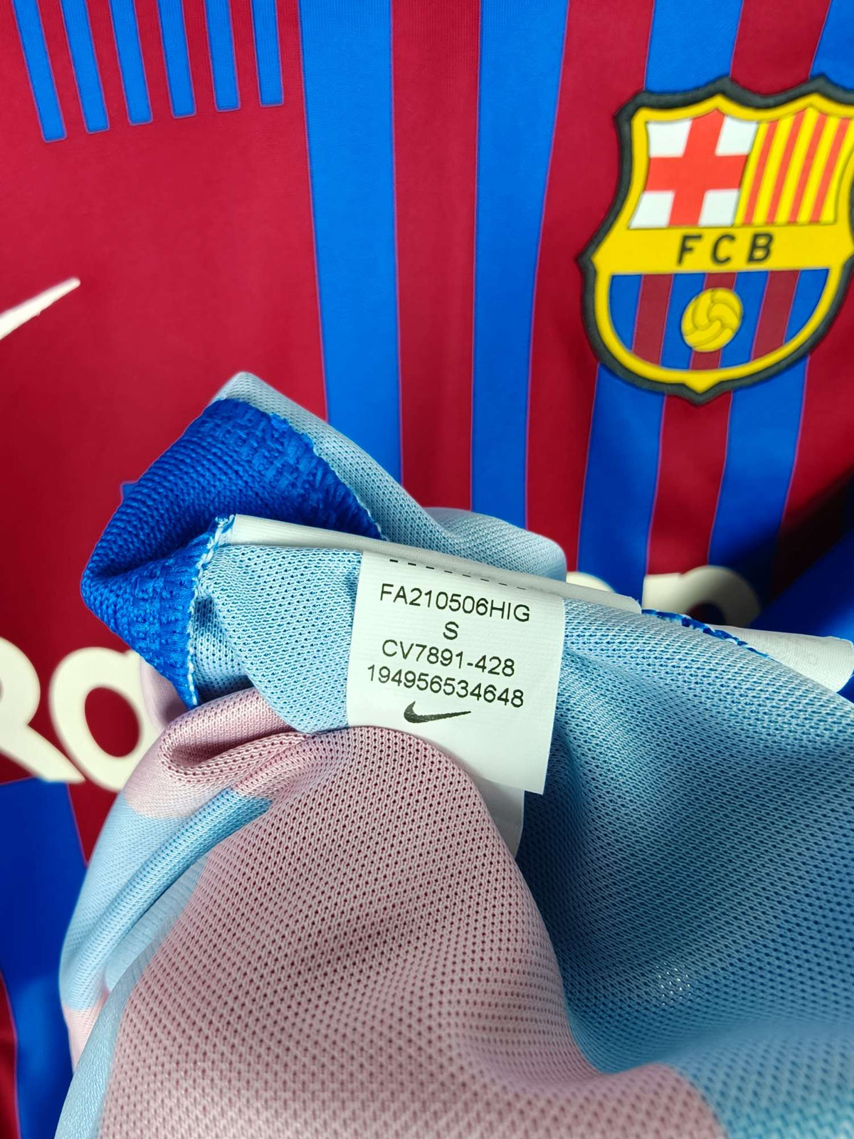 2021-22 Barcelona Home Shirt