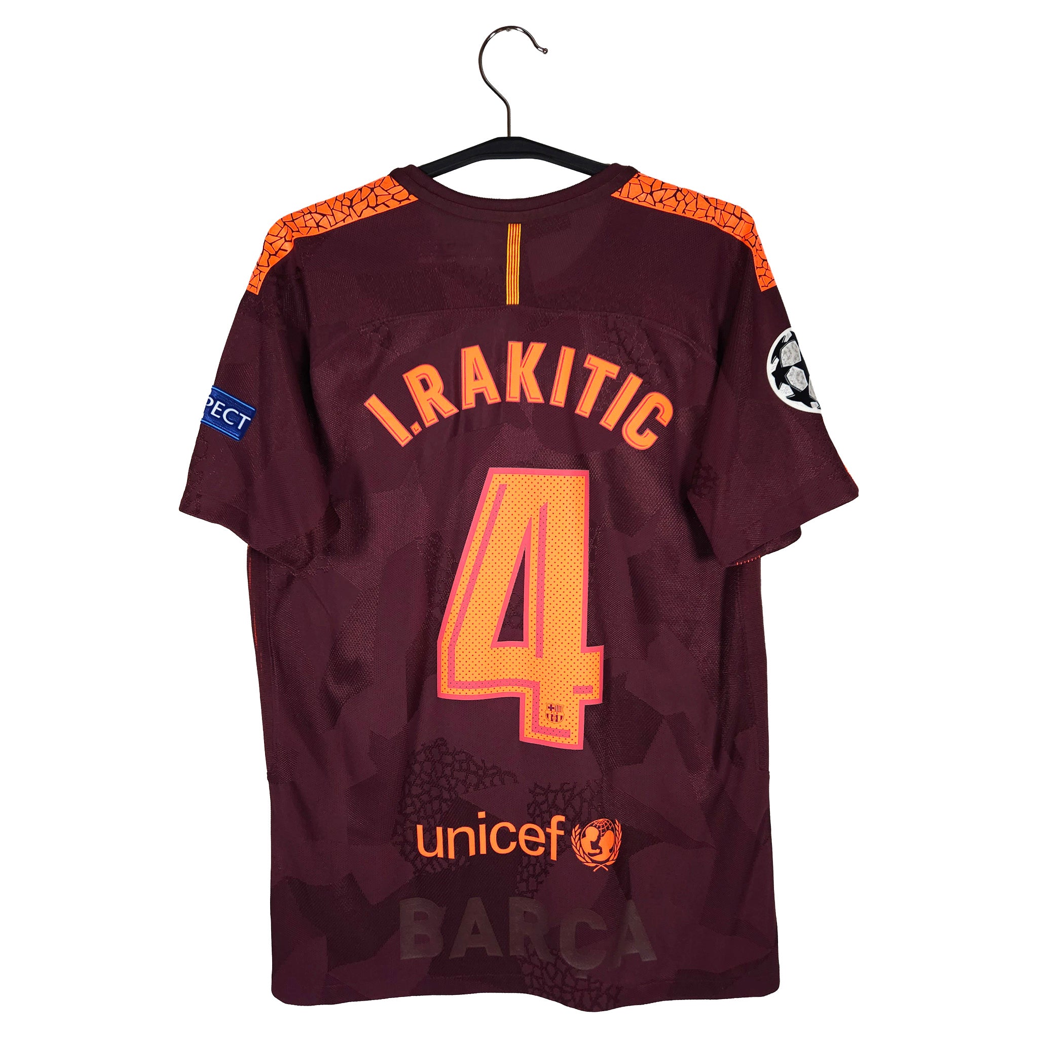 2017-18 Barcelona Authentic Third Shirt Rakitic #4