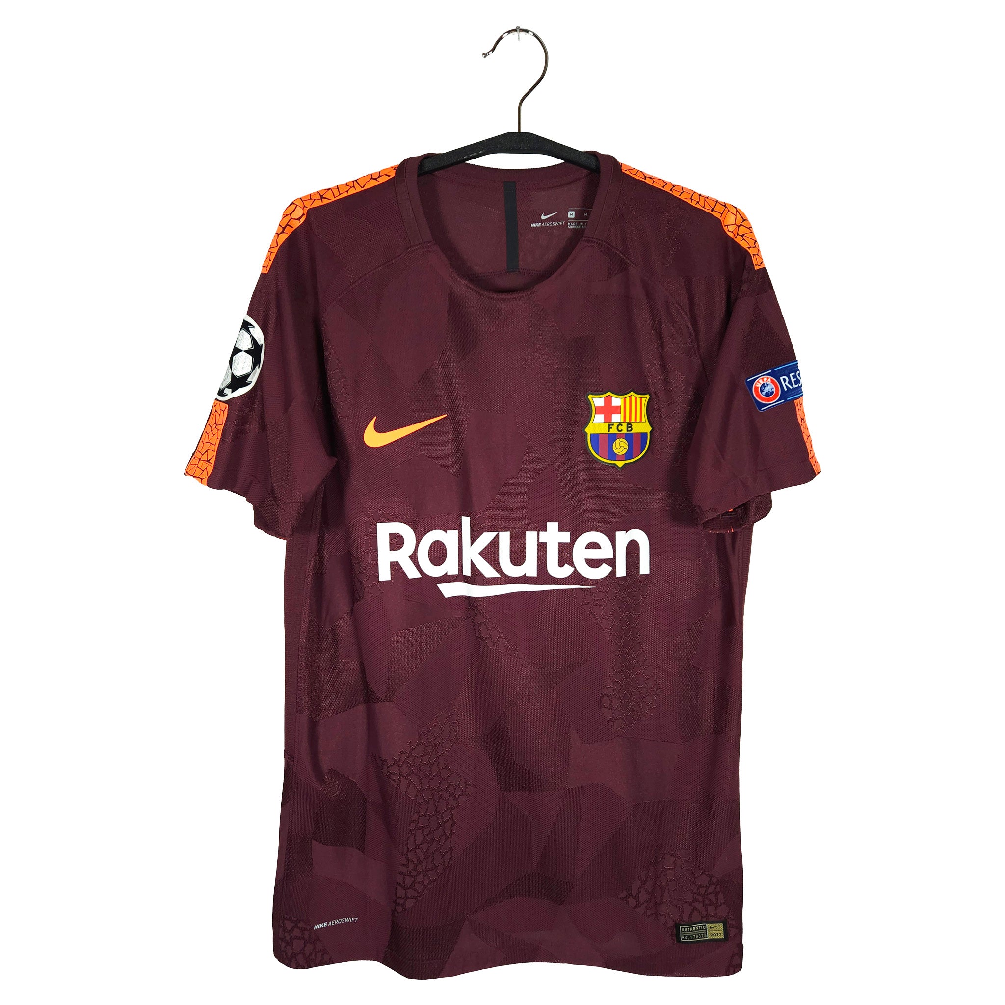 2017-18 Barcelona Authentic Third Shirt Rakitic #4