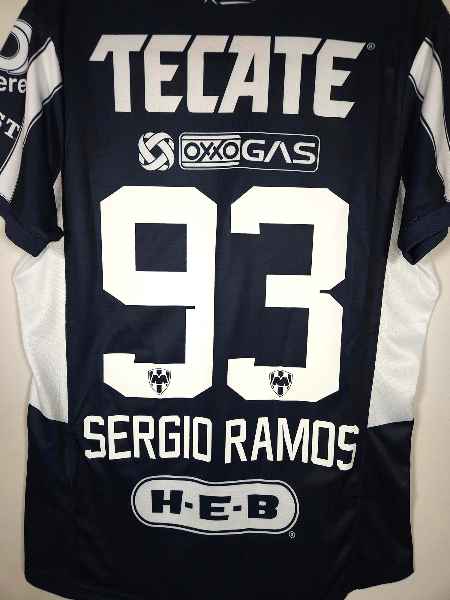 2024-25 Monterrey Home Shirt Sergio Ramos #93 - detailed view