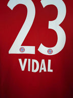 2016-17 Bayern Munich Home Shirt Vidal #23 (LS) - detailed view
