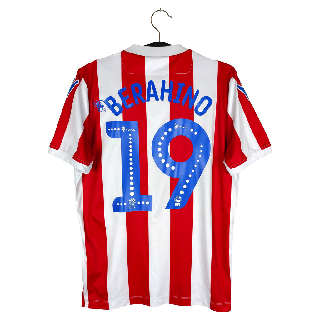 2018-19 Stoke City Home Shirt Berahino #19 - back view