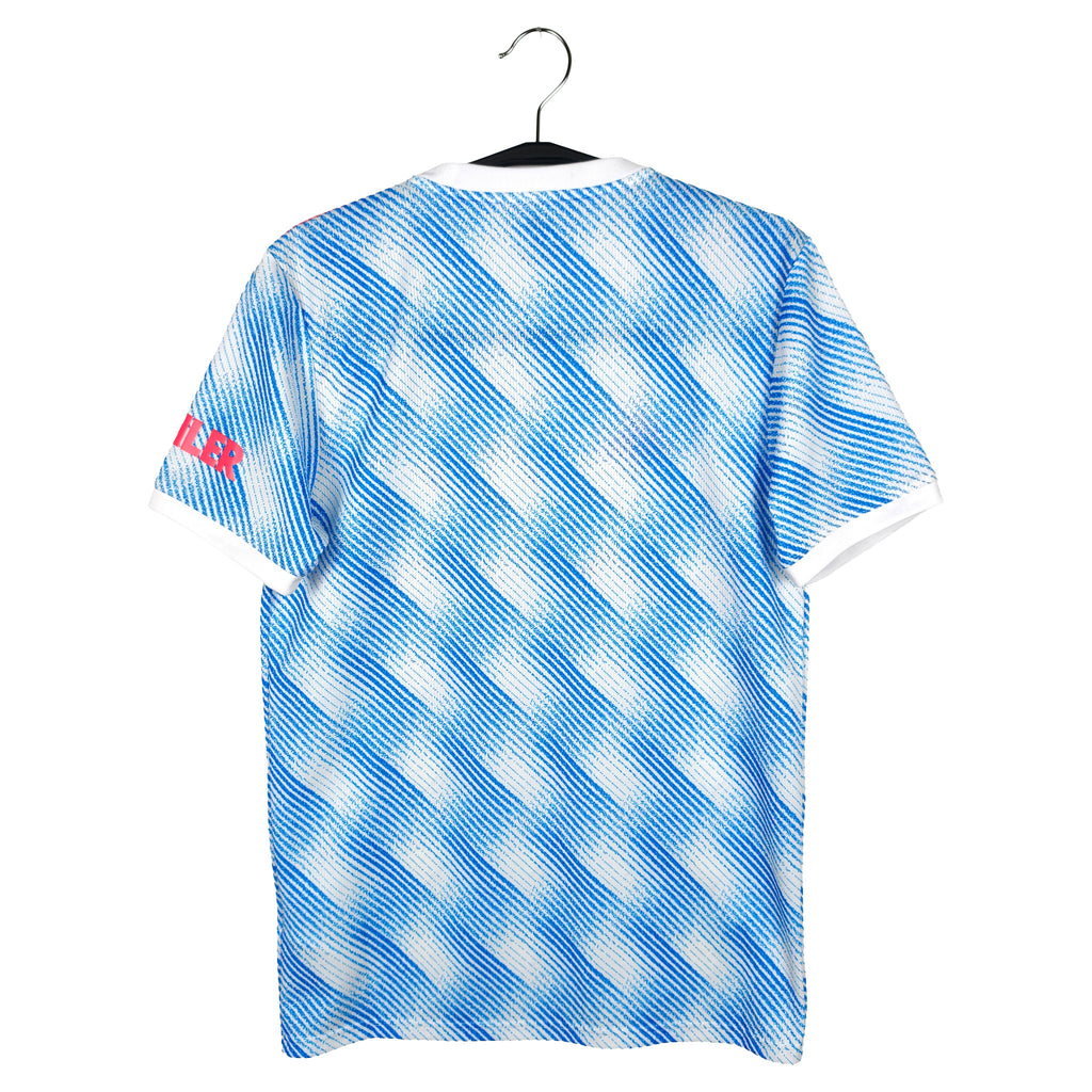 2021-22 Manchester United uitshirt - achterkant