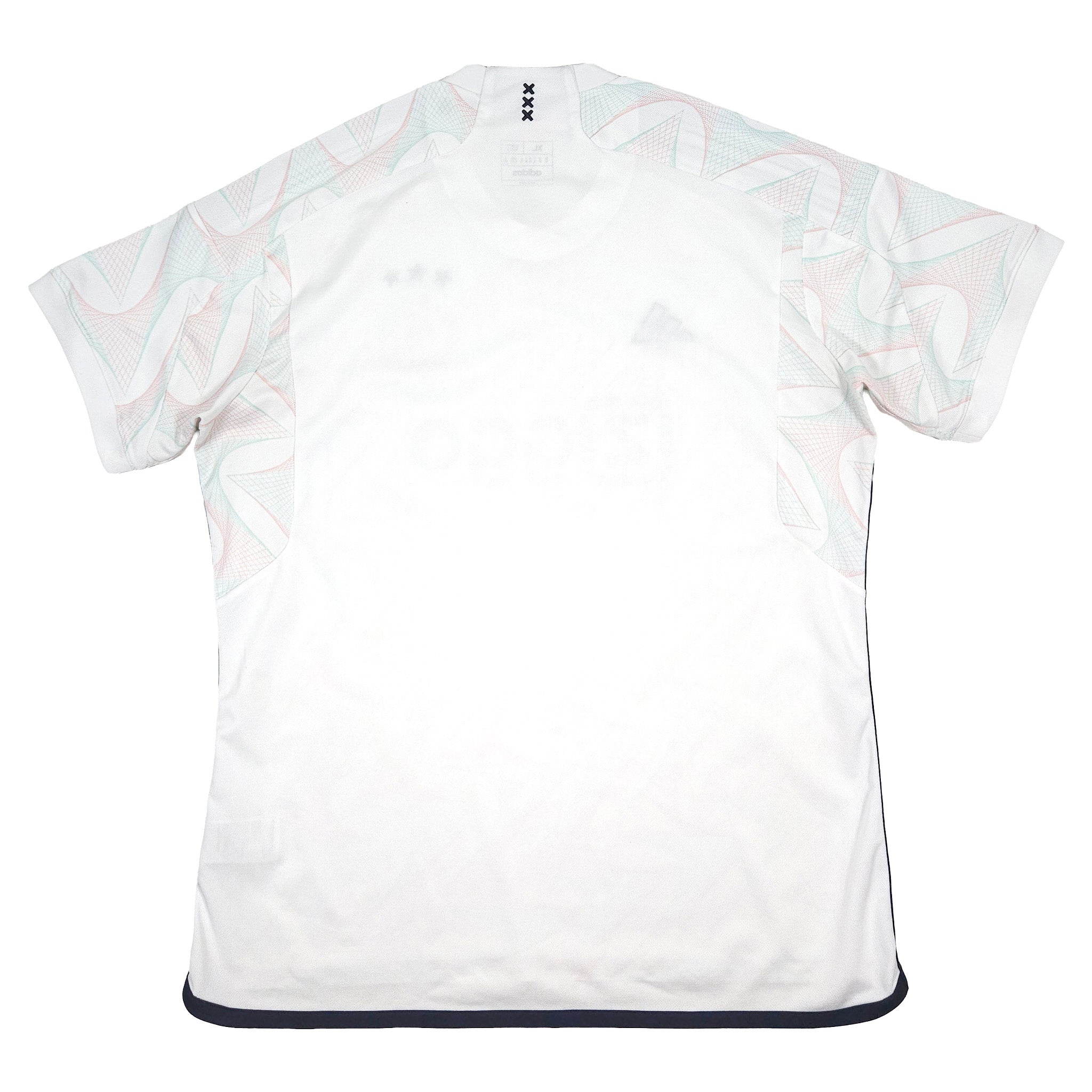 2023-24 Ajax Away Shirt - back view