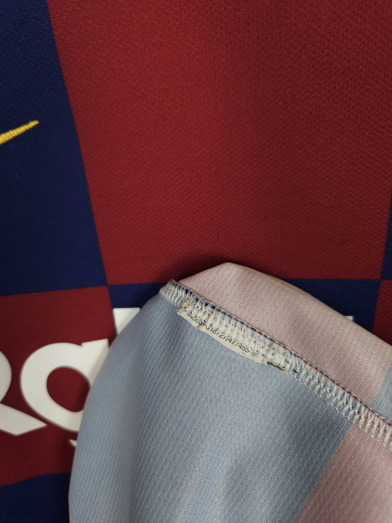 2019-20 Barcelona Home Shirt Messi #10 - detailed view