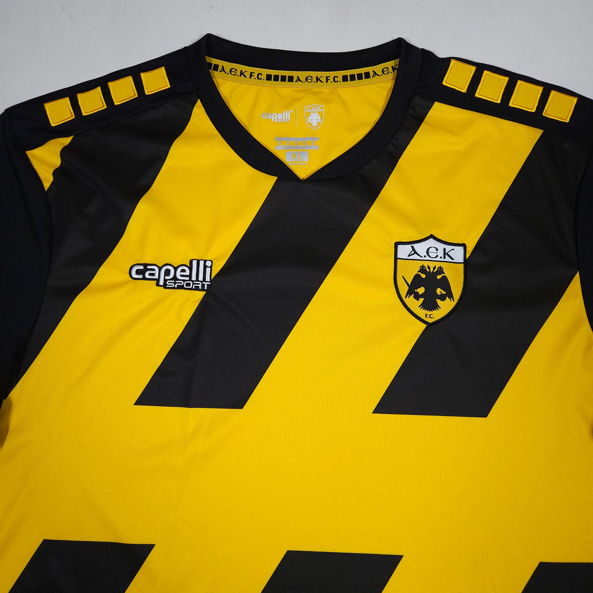 AEK Athens Home Shirt 2019-20 detailed view 1
