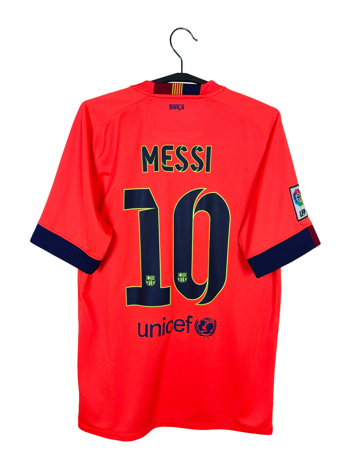 2014-15 Barcelona Away Shirt Messi #10