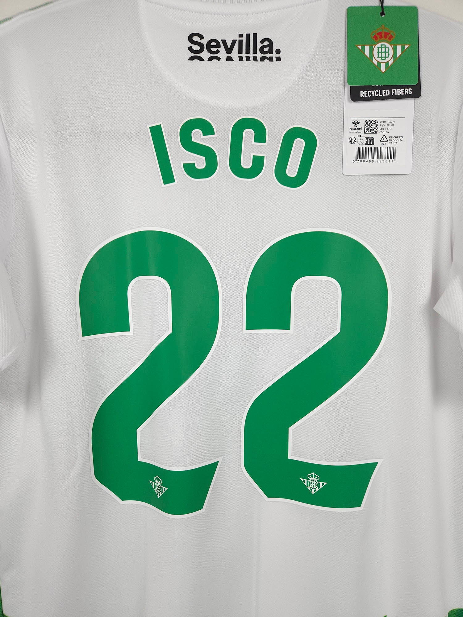 2023-24 Real Betis Home Shirt Isco #22