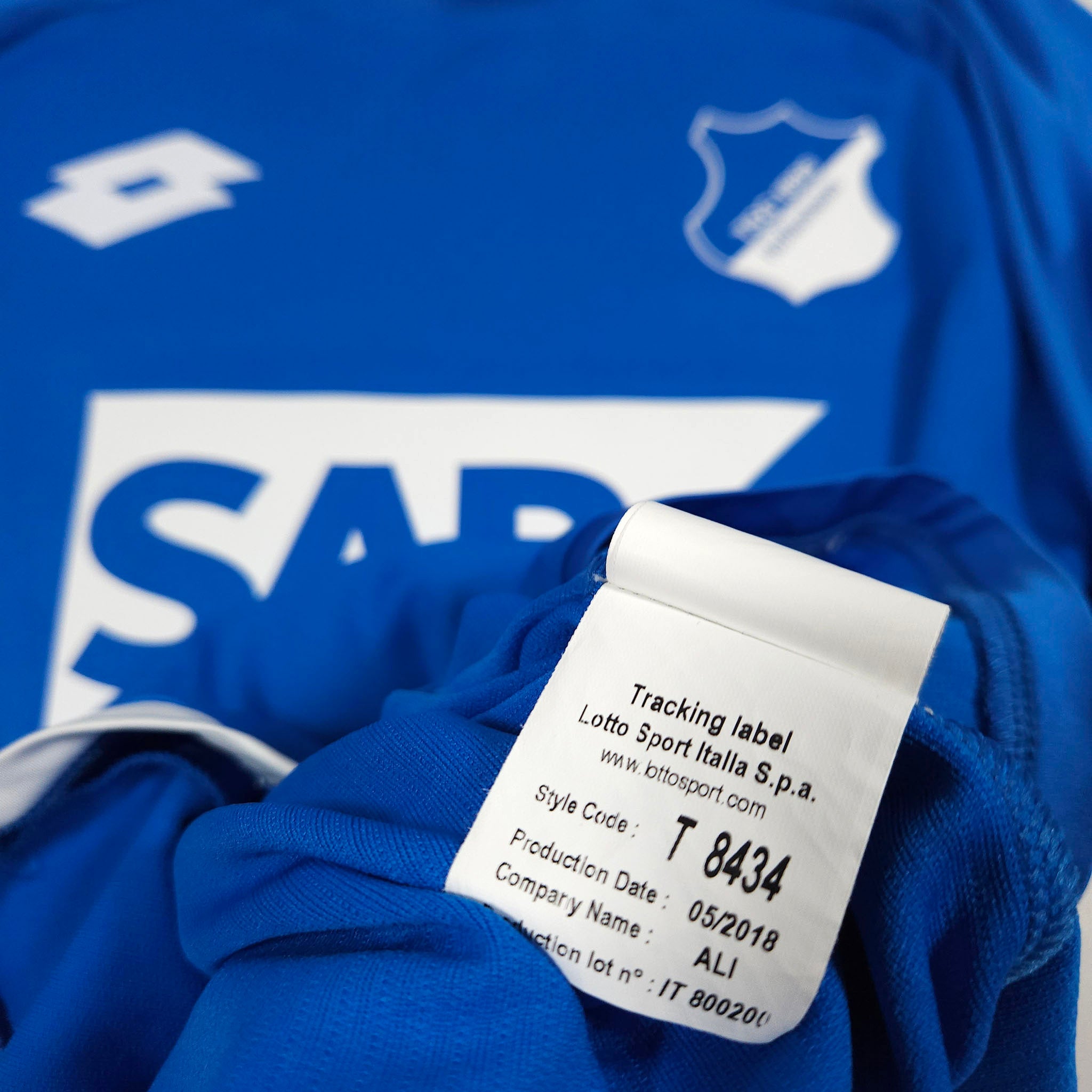 2018-19 Hoffenheim Home Shirt detailed view 10