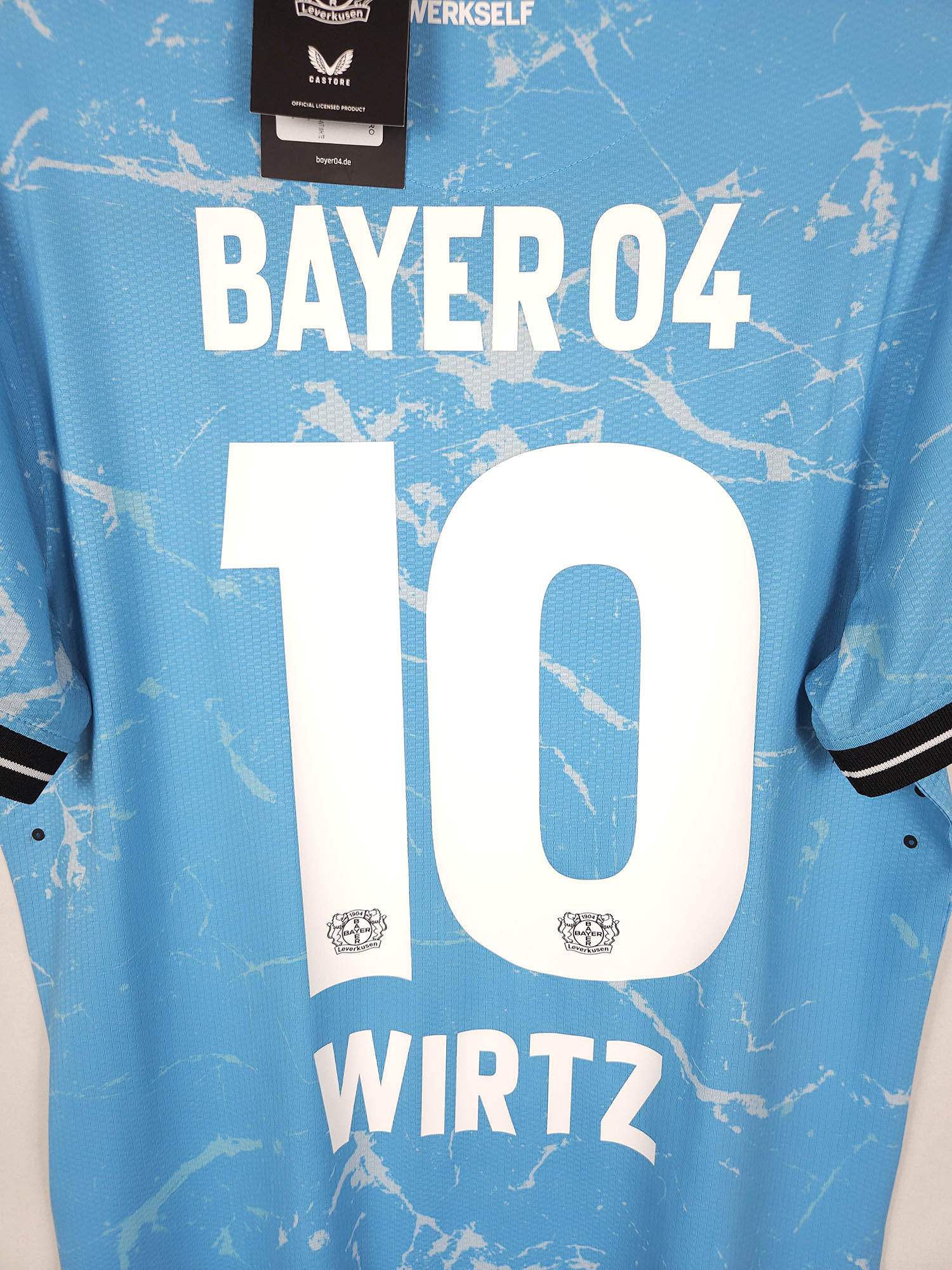 Bayer Leverkusen 2023-24 Third Shirt Wirtz #10 Player Issue