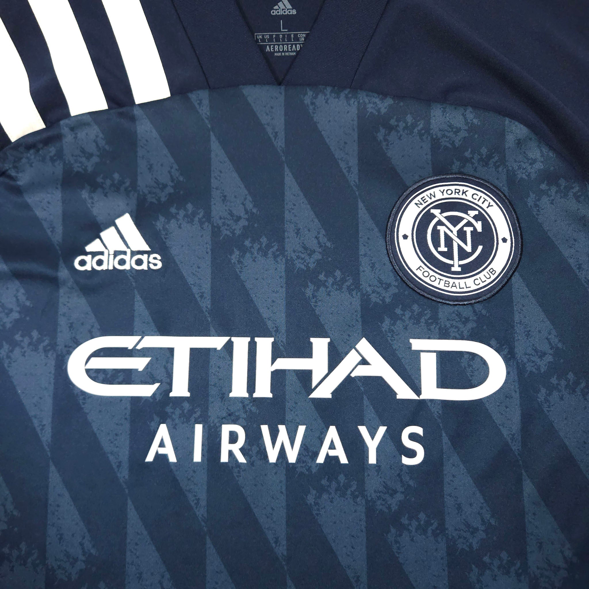 2020-21 New York City Away Shirt detailed view 1