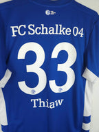 2021-22 Schalke 04 Home Shirt Thiaw #33