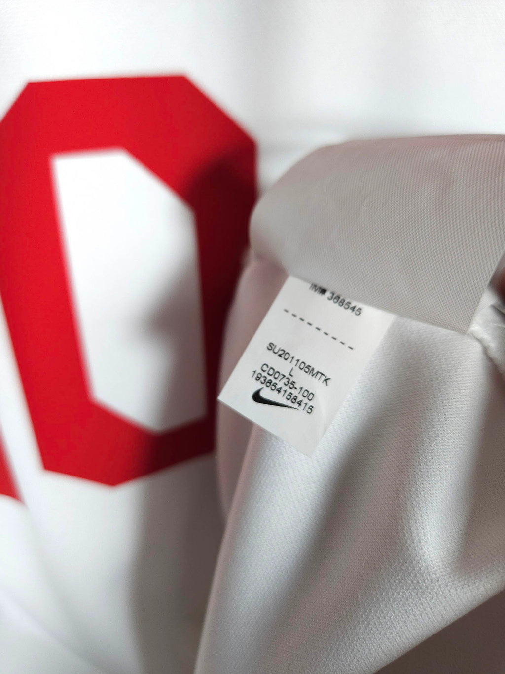 2020-21 Turkey Home Shirt Çalhanoğlu #10 - detailed view