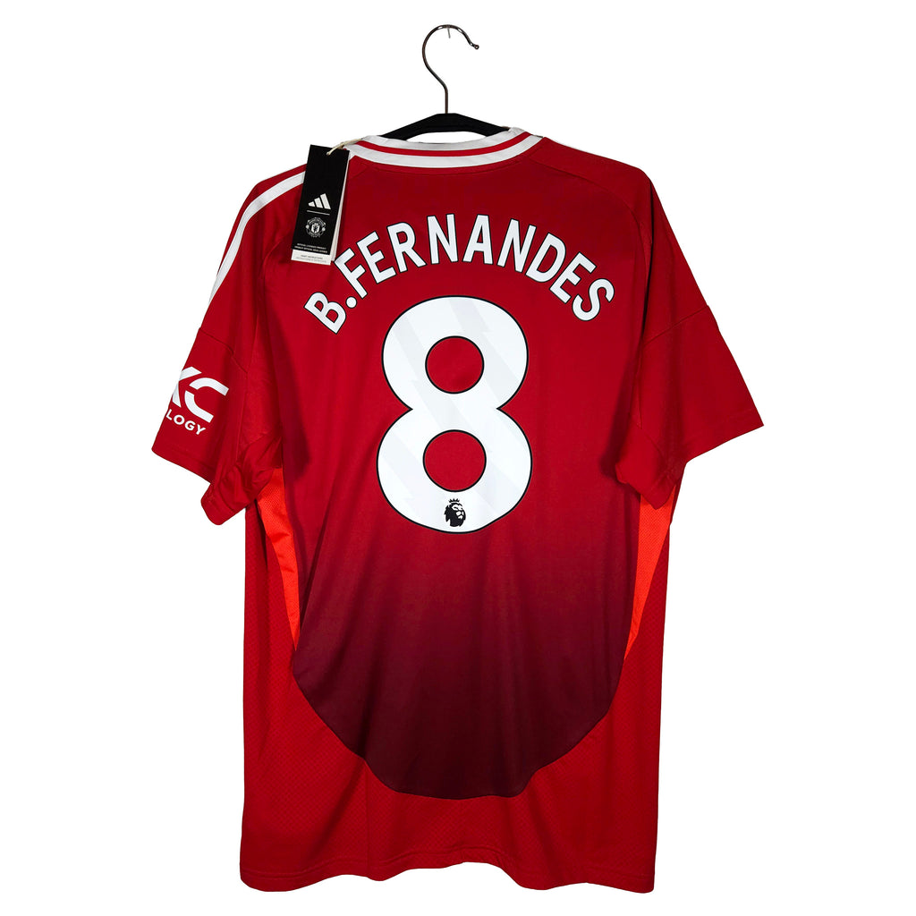 2024-25 Manchester United Home Shirt B. Fernandes #8 - back view