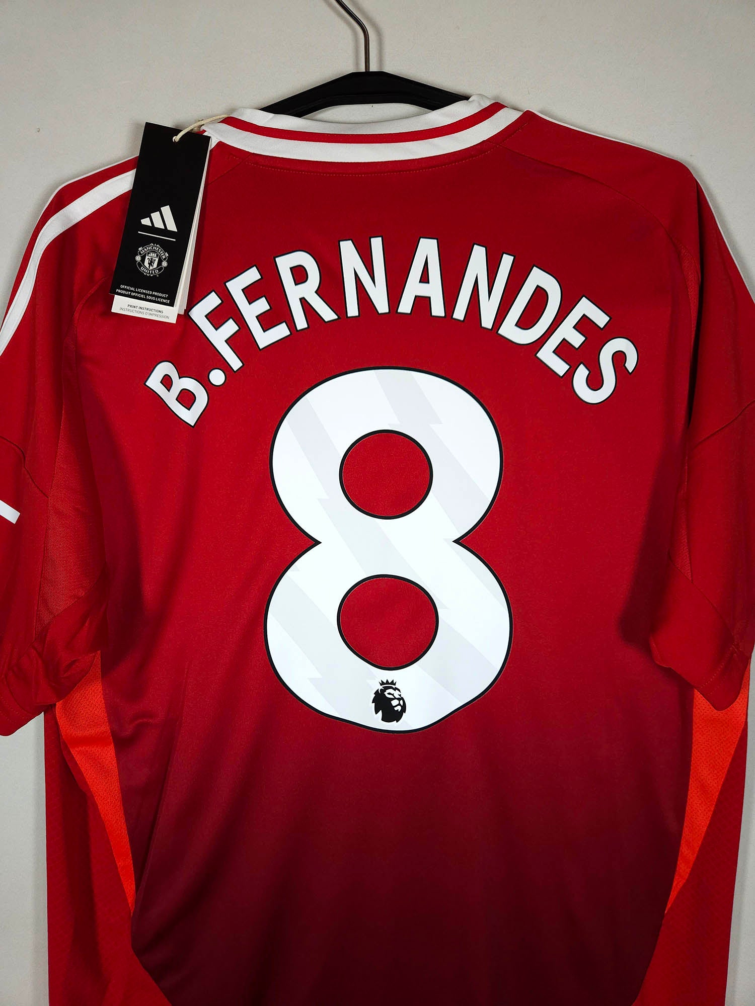Manchester United 2024-25 Home Shirt B. Fernandes #8 | L