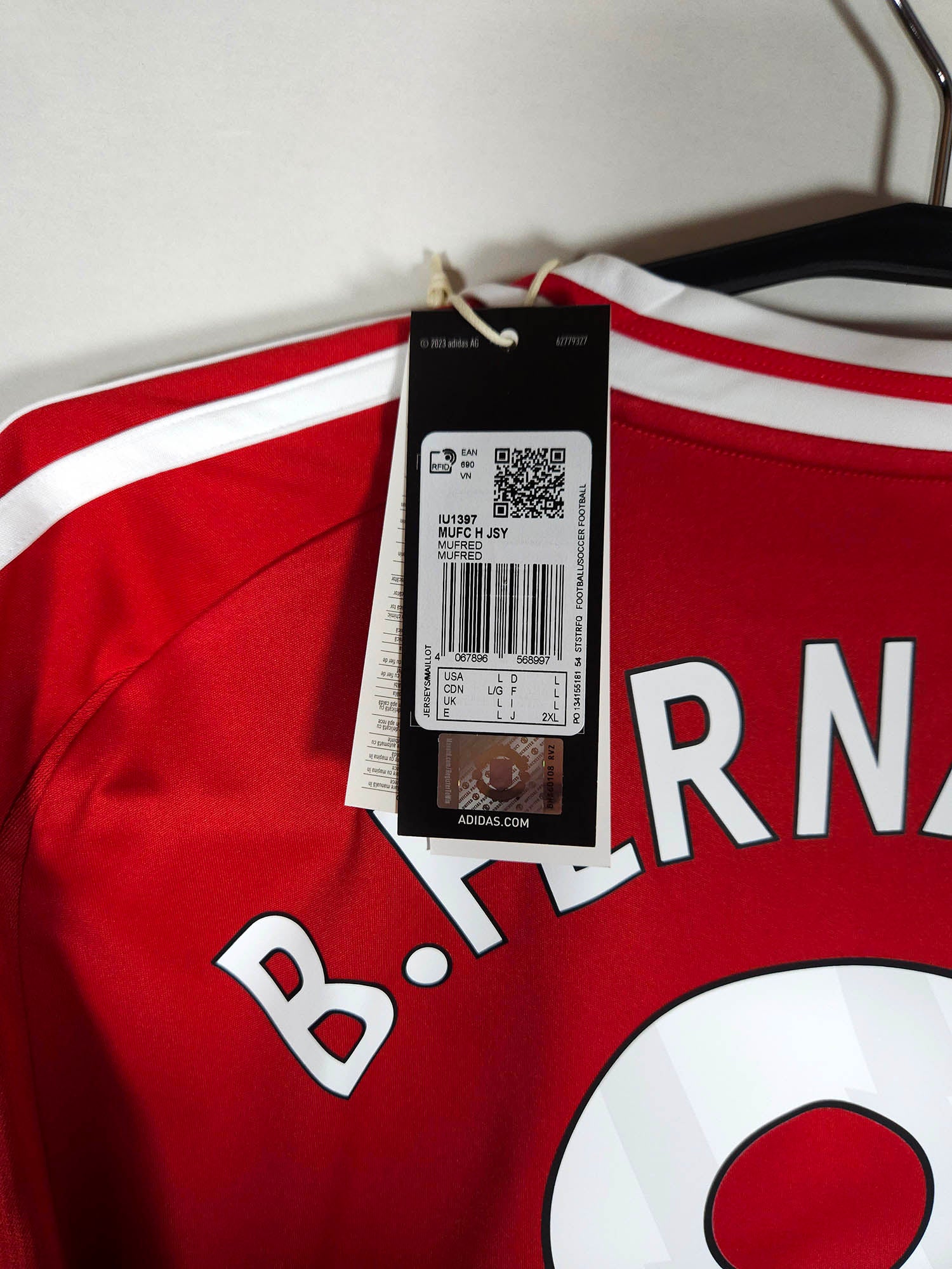 Manchester United 2024-25 Home Shirt B. Fernandes #8 | L