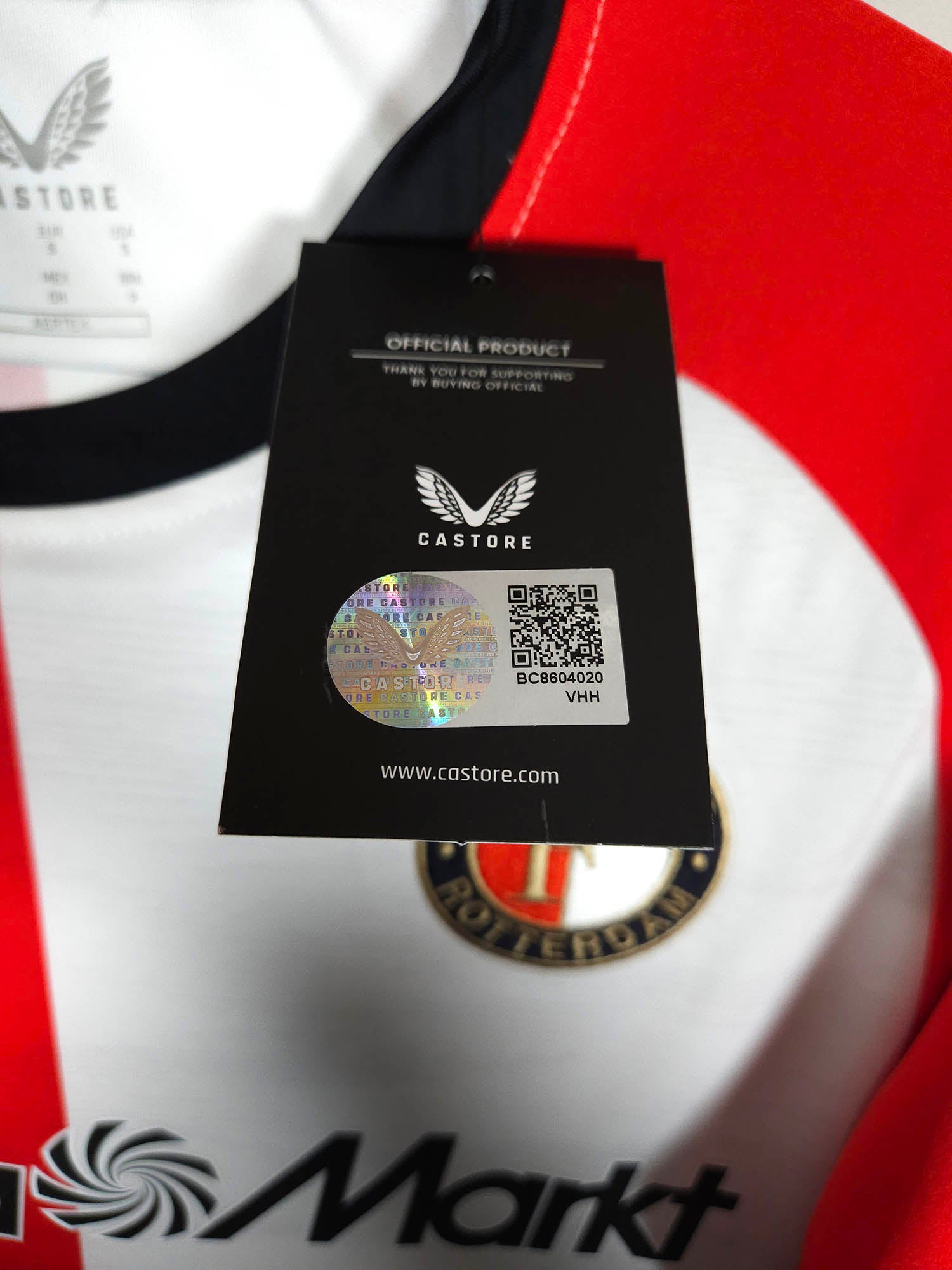 2024-25 Feyenoord Home Shirt detailed view 6