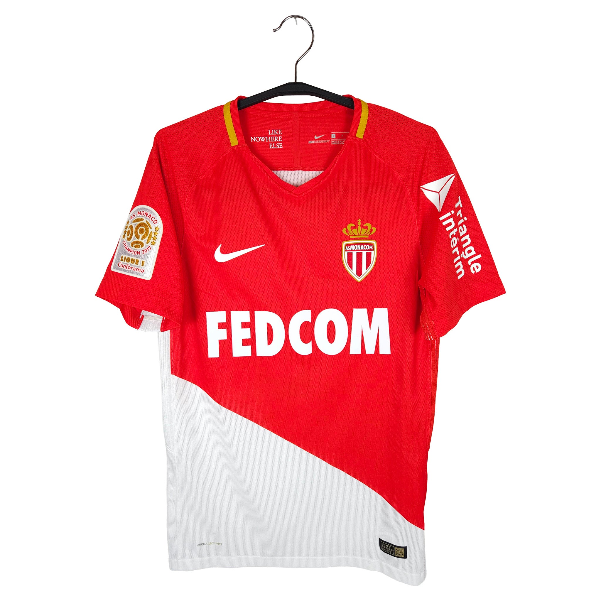 AS Monaco 2017-18 Home Football Shirt | Fabinho