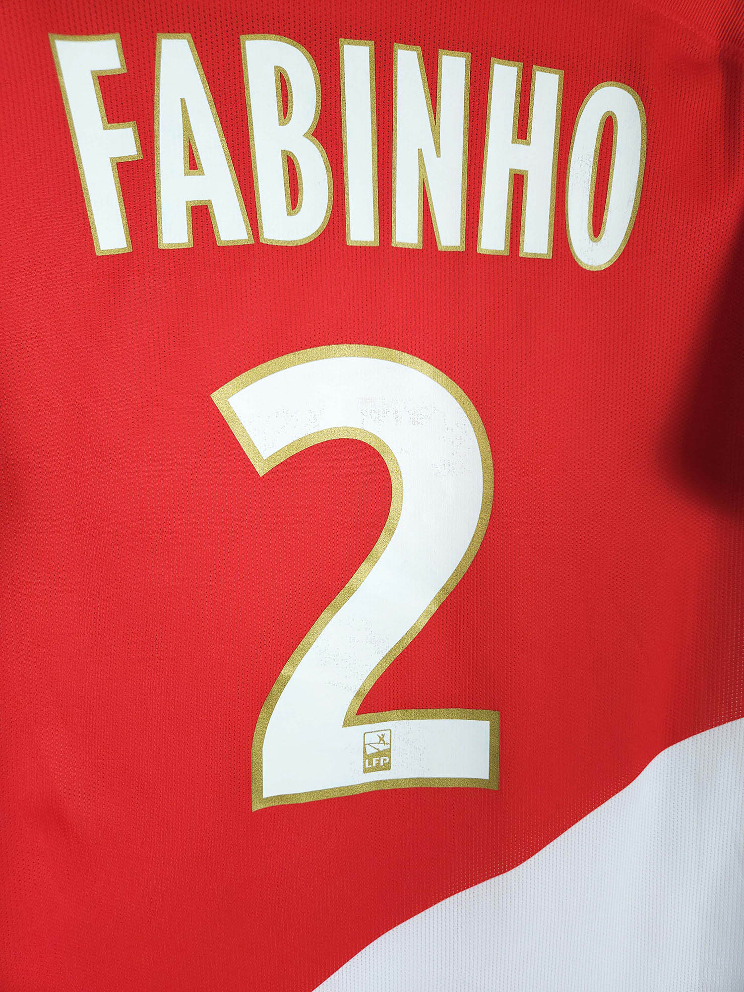 2017-18 AS Monaco Home Shirt Fabinho #2 (Pro)