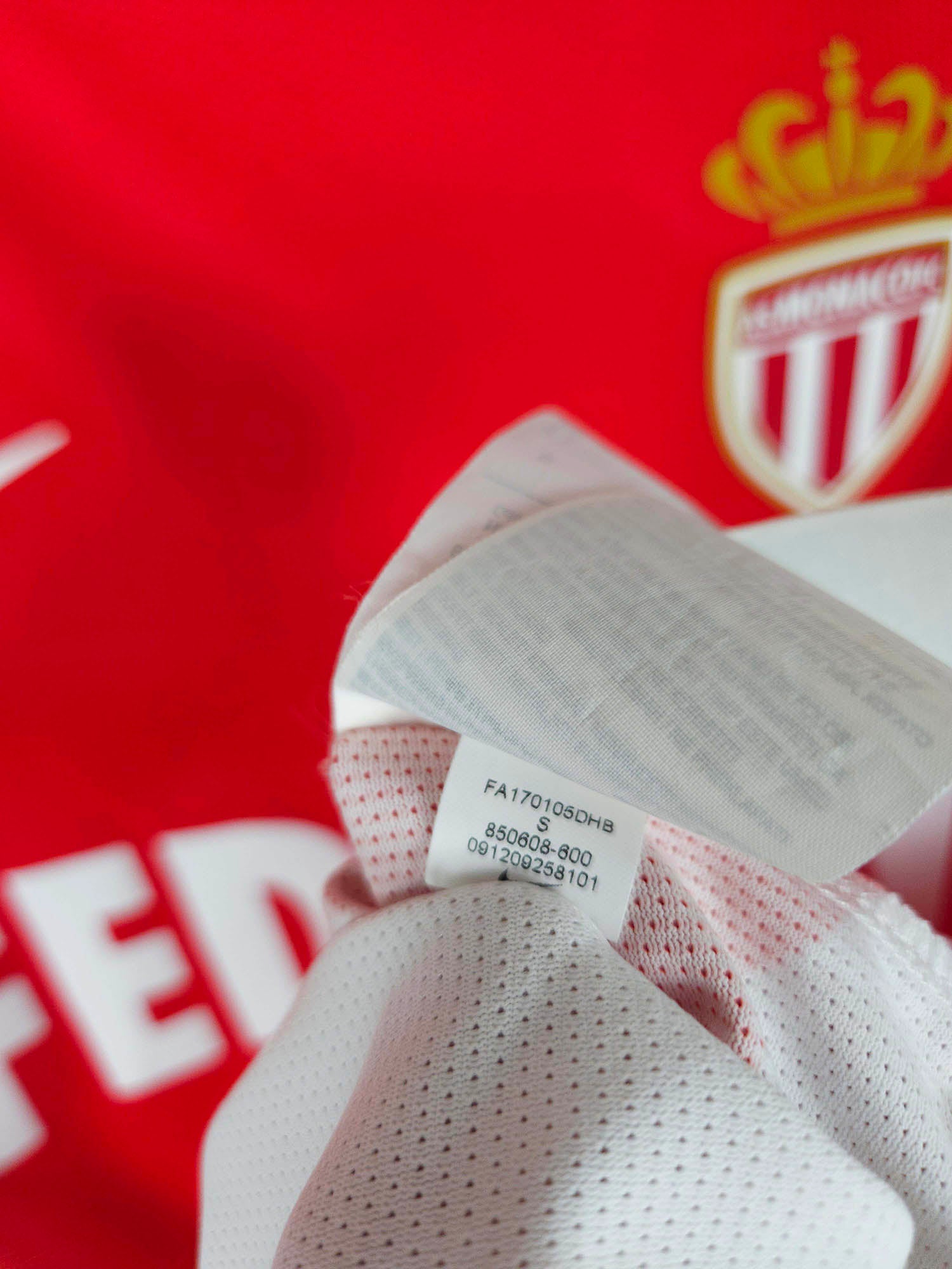 2017-18 AS Monaco Home Shirt Fabinho #2 (Pro)