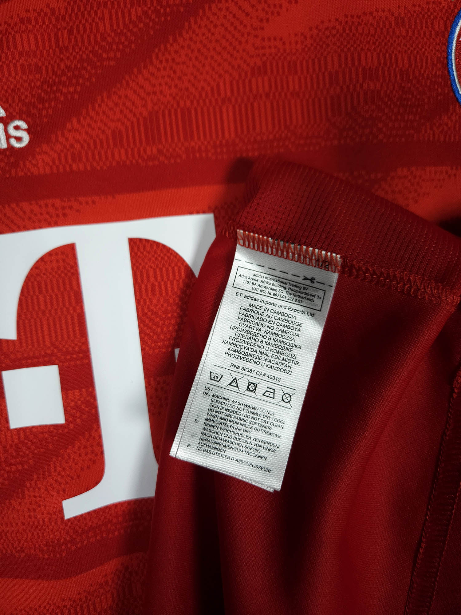 2019-20 Bayern Munich Home Shirt