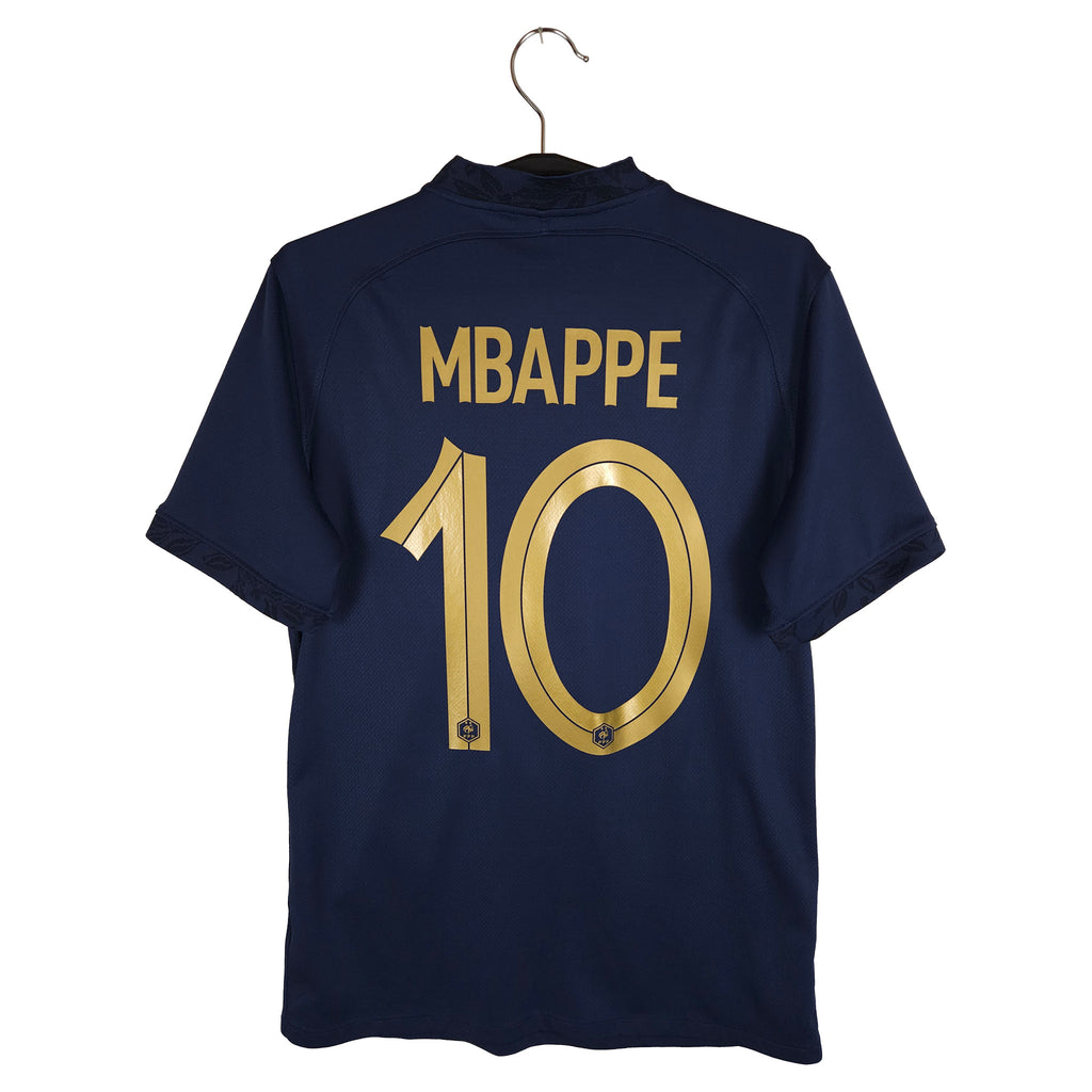 2022-23 France Home Shirt Mbappé #10