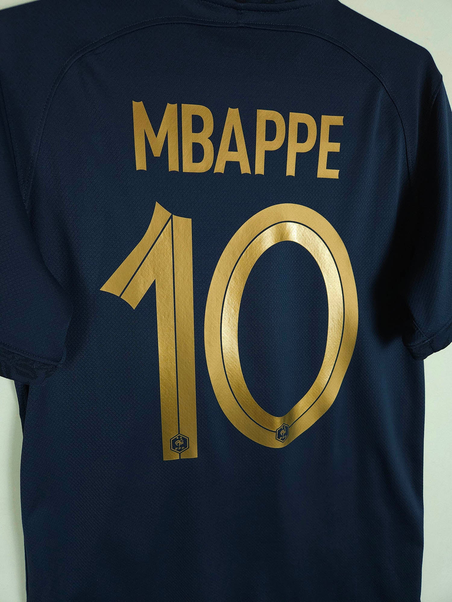 2022-23 France Home Shirt Mbappé #10