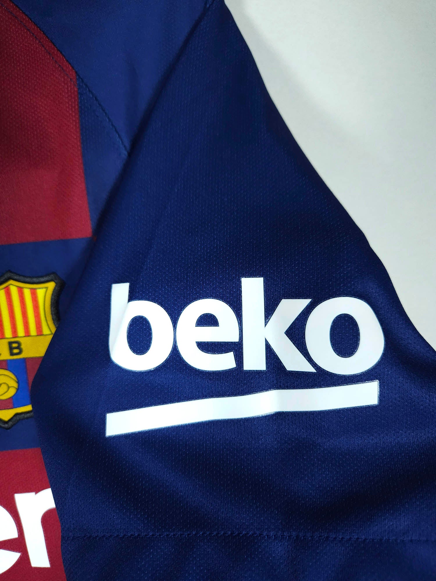 2019-20 Barcelona Home Shirt detailed view 4