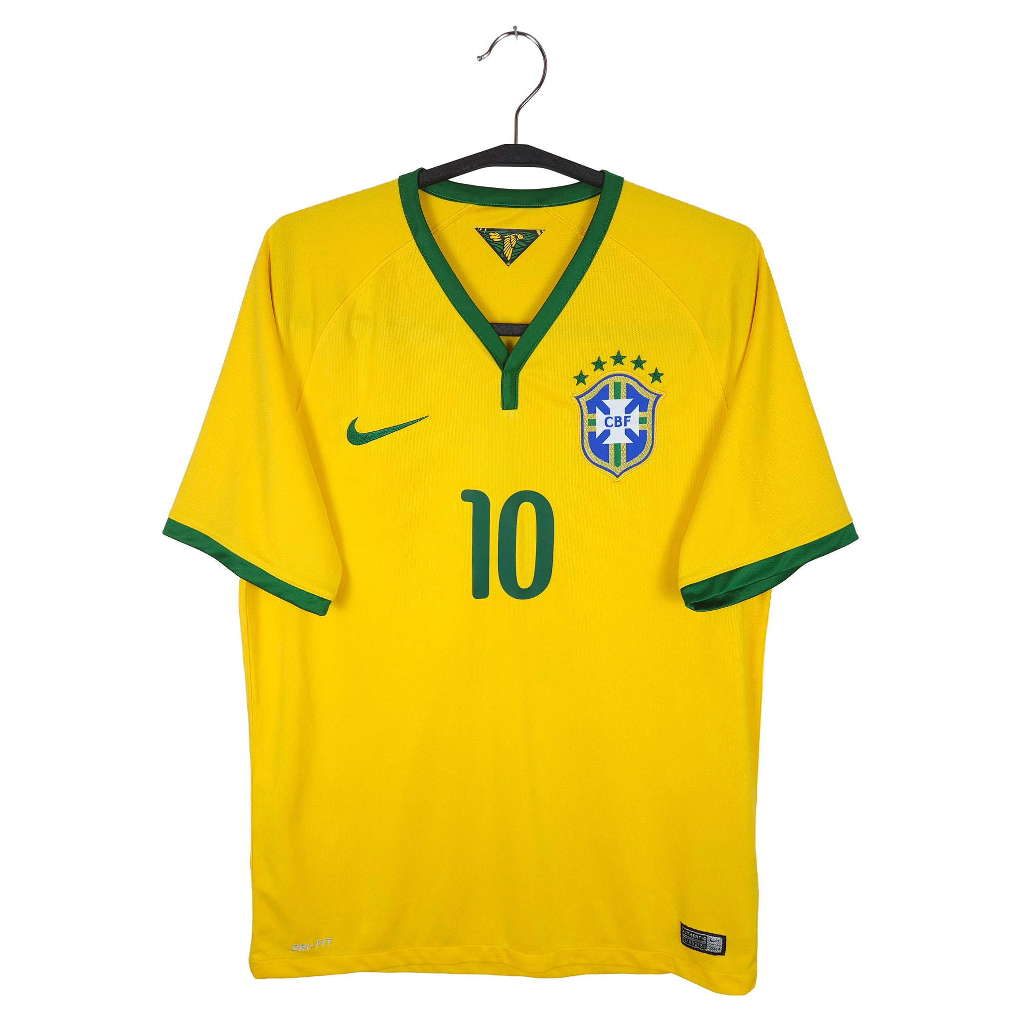 2014-15 Brazil Home Shirt Neymar Jr #10