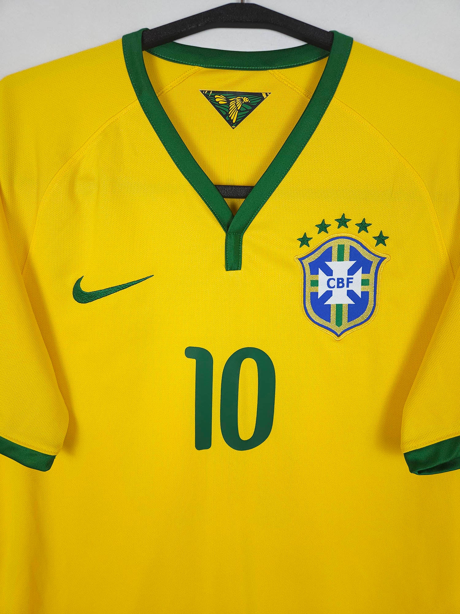 Brazil Home Shirt 2014-15 Neymar Jr #10