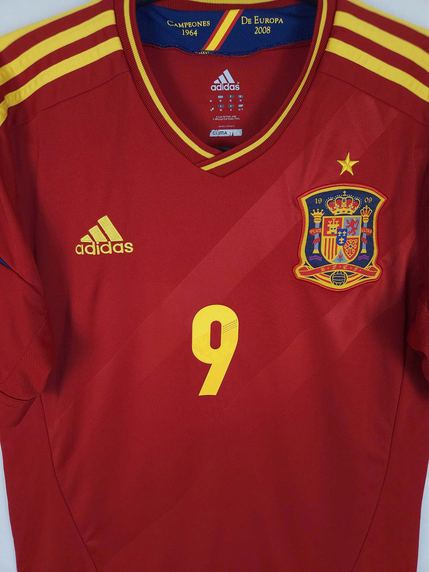 2012-13 Spain Home Shirt Torres #9