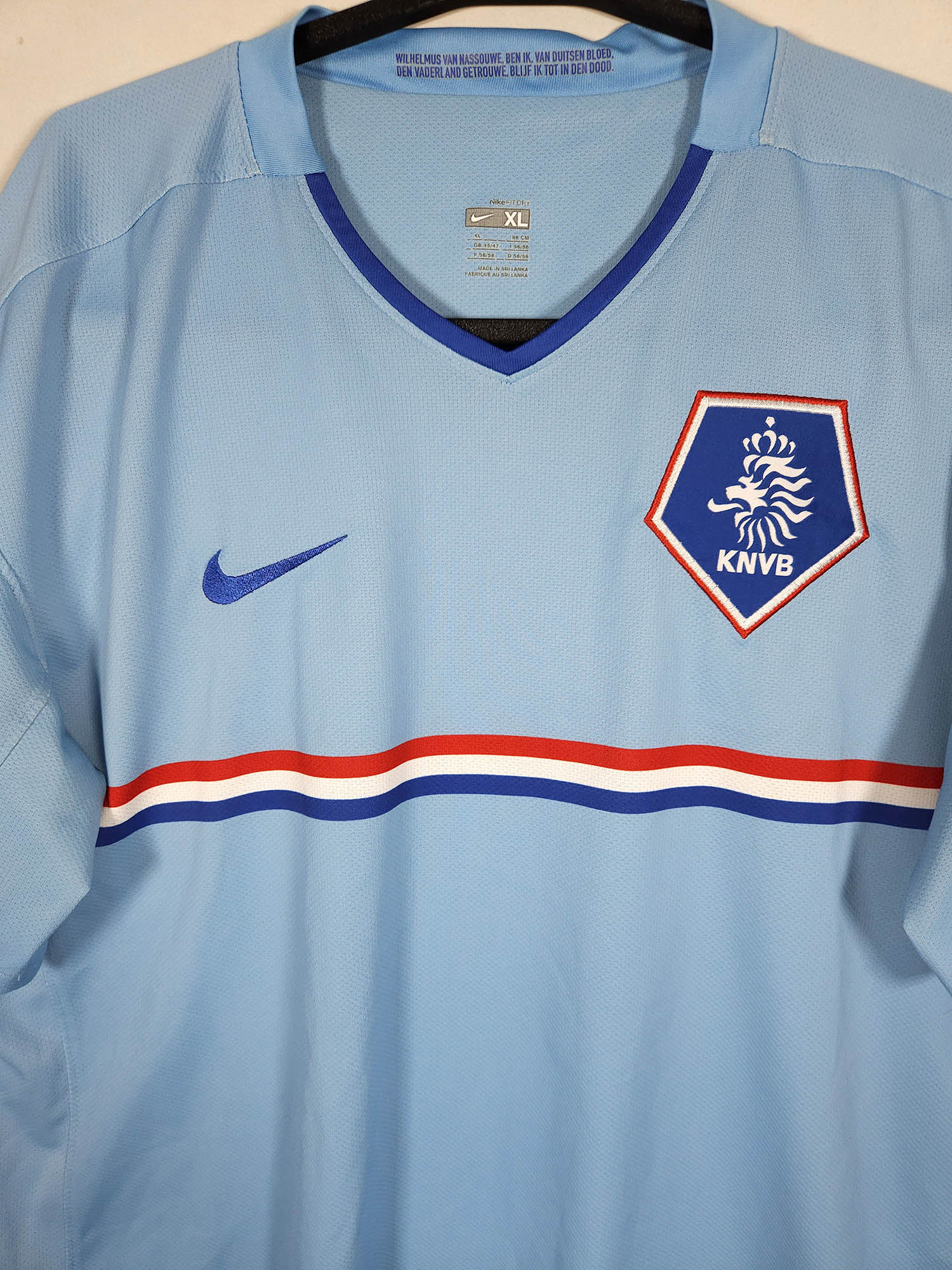 2008-09 Netherlands Away Shirt detailed view 1