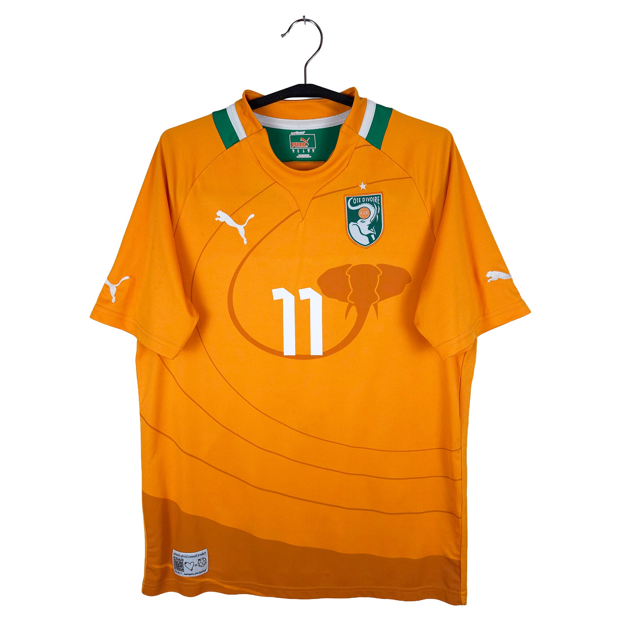 2012-13 Ivory Coast Home Shirt Drogba #11