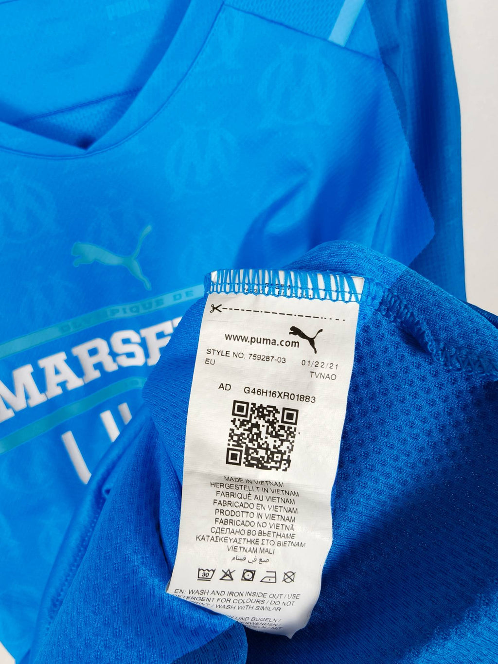 2021-22 Marseille Third Shirt Konrad #20
