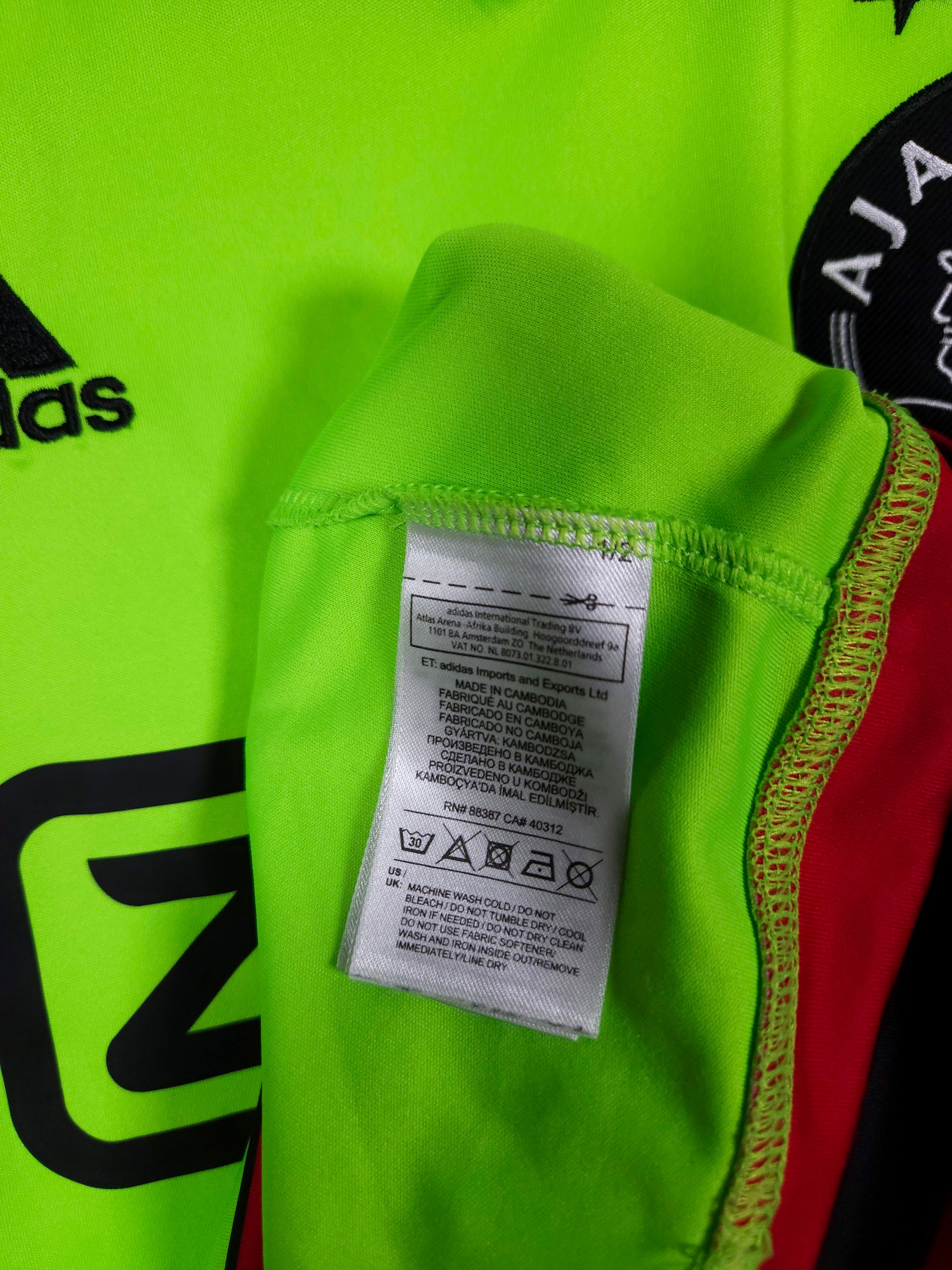 2015-16 Ajax Away Shirt detailed view 4