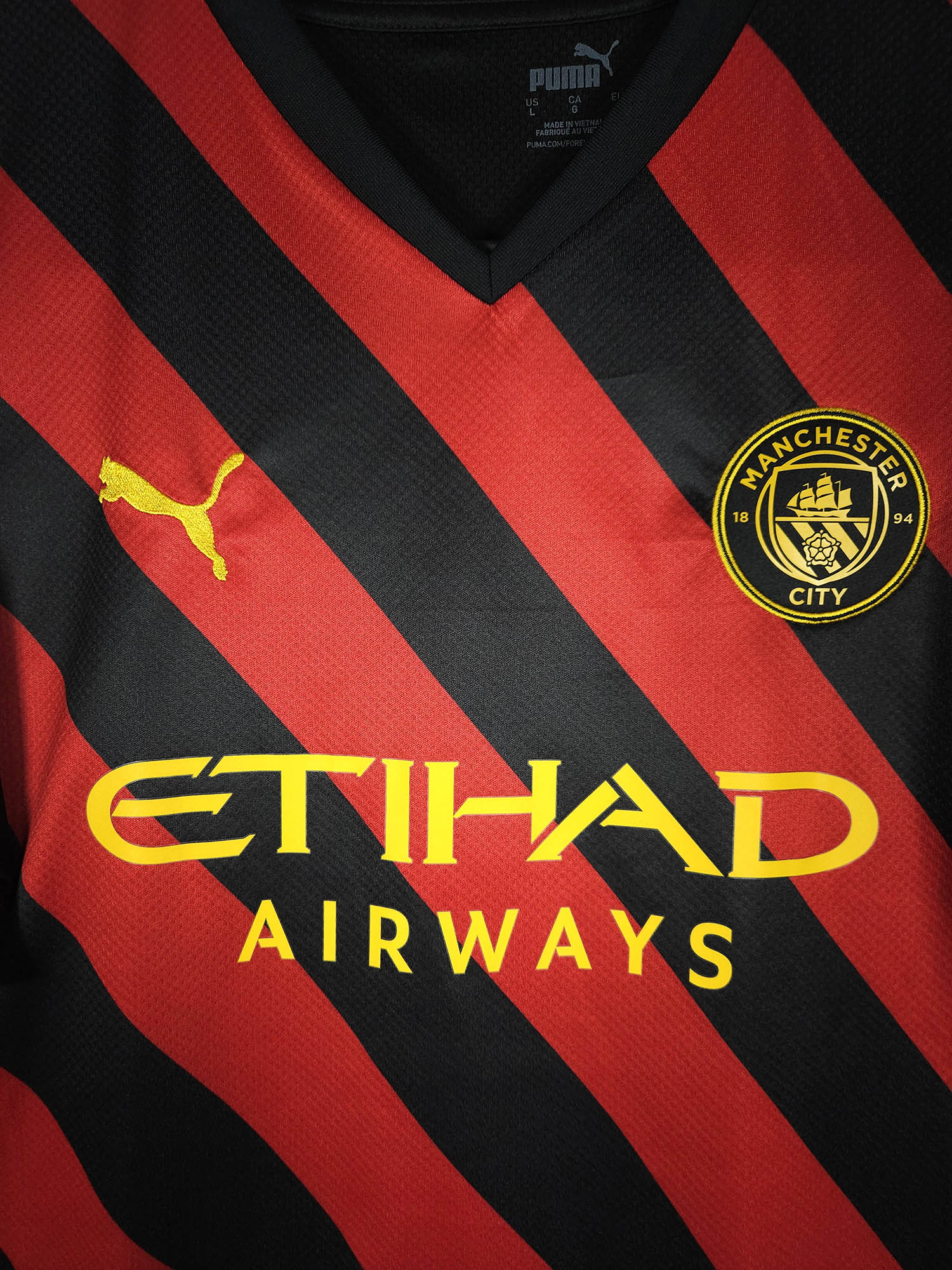 2022-23 Manchester City Away Shirt Haaland #9