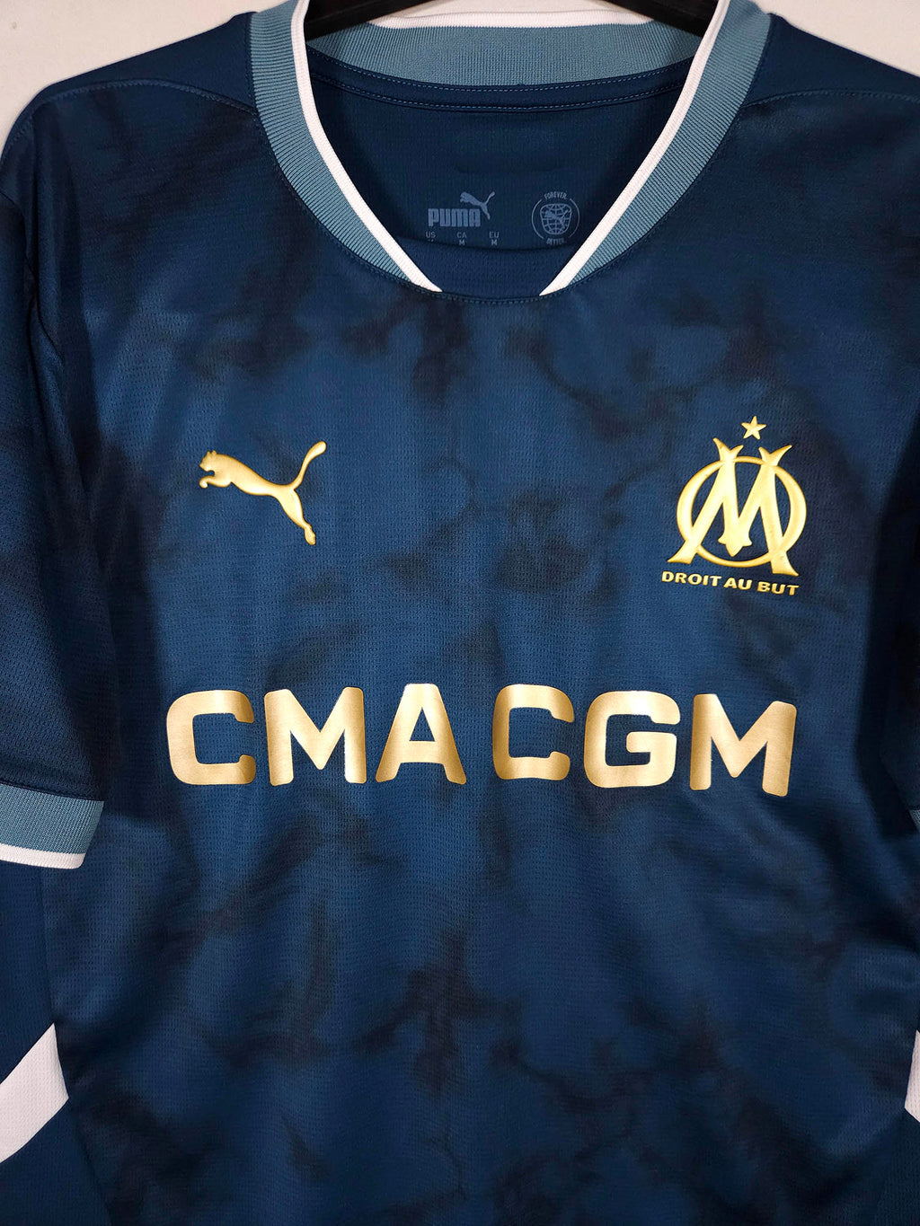 2024-25 Marseille Away Shirt Greenwood #10 - detailed view