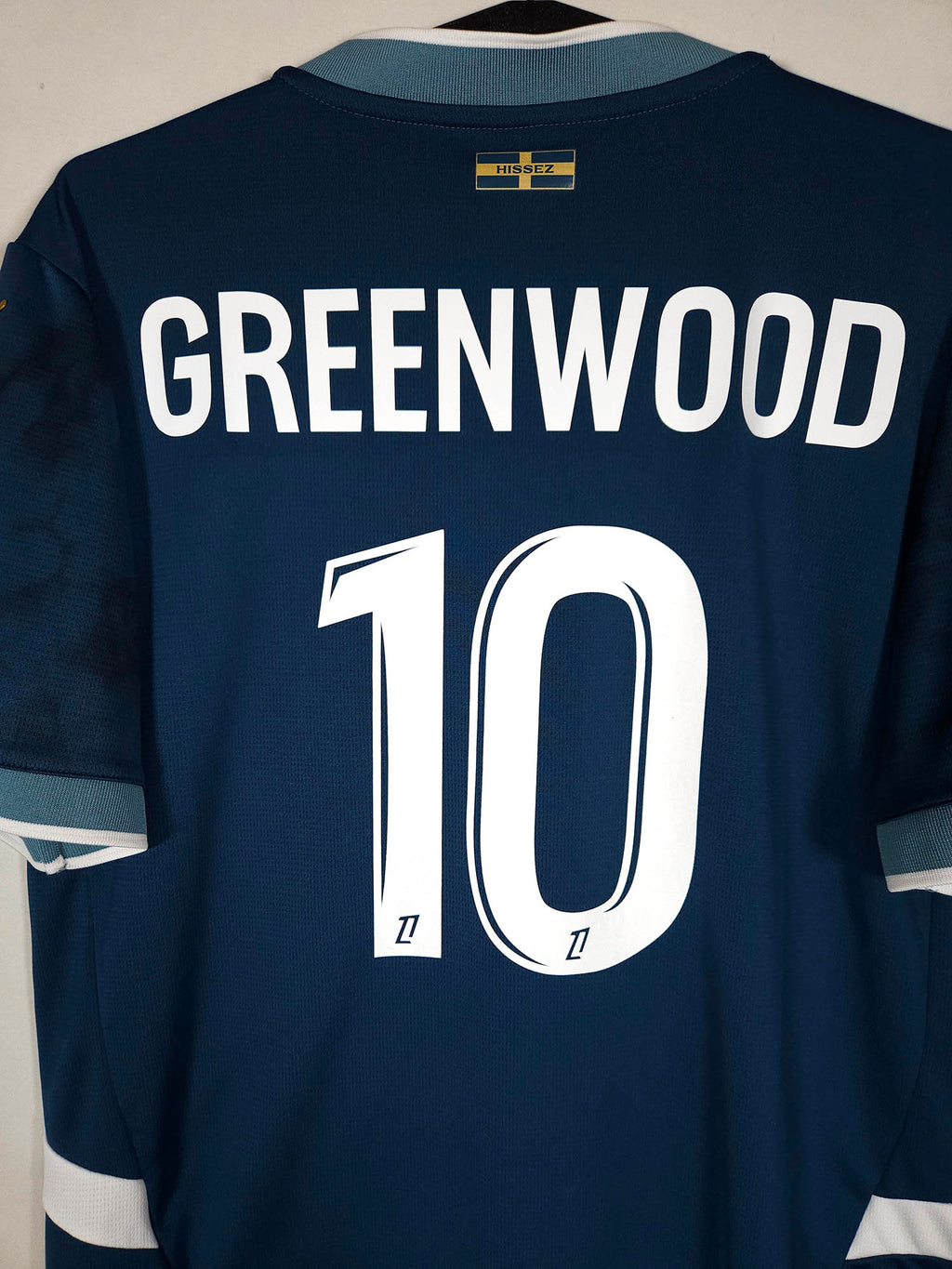 2024-25 Marseille Away Shirt Greenwood #10 - detailed view