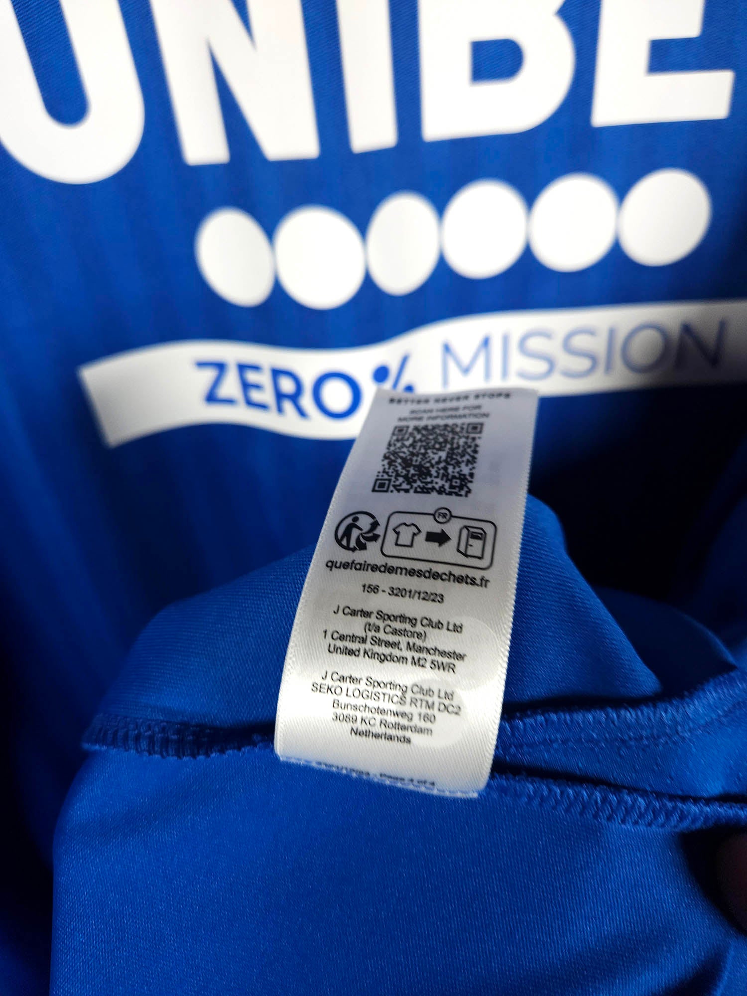 2023-24 Rangers Home Shirt detailed view 7