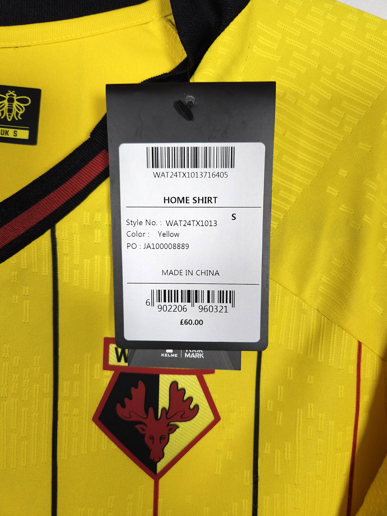 2024-25 Watford Home Shirt