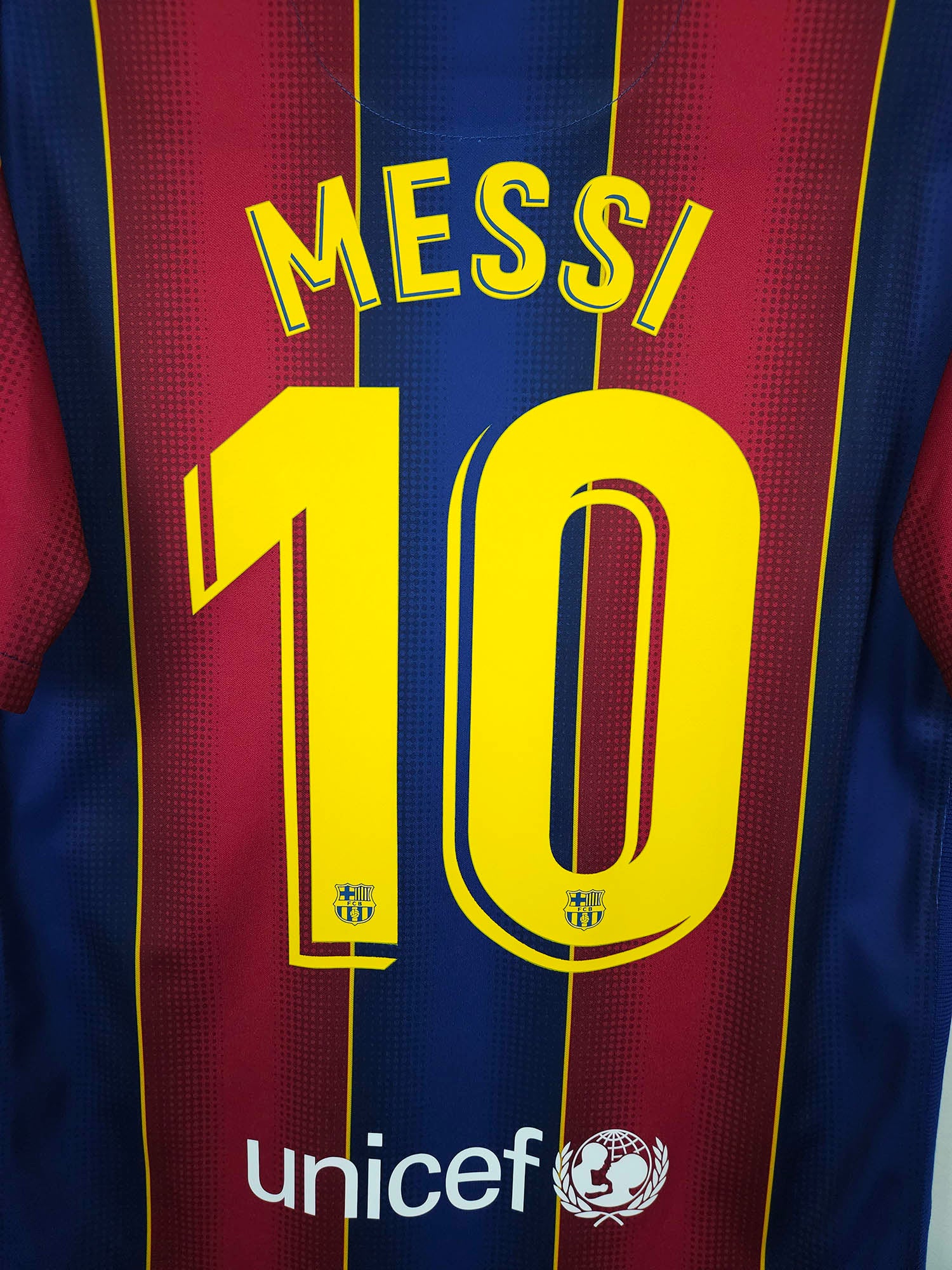 Barcelona 2020-21 Home Shirt Messi #10 | Size S