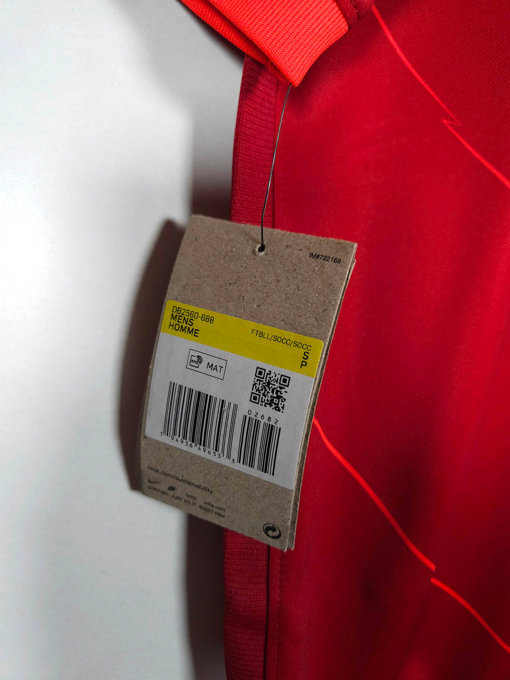 2021-22 Liverpool Home Shirt M. Salah #11 - detailed view